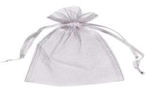 100 pezzi da 5x7 pollza di organza argentata gust gust gust wedding favori