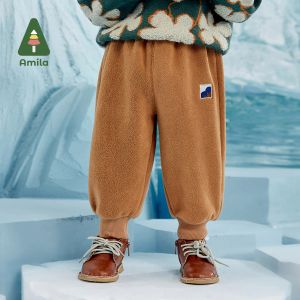 Hose Amila Babys Hosen 2022 Winter neue Jungen und Mädchen süße Mode lässige Hose mit kleinen Musterhosen