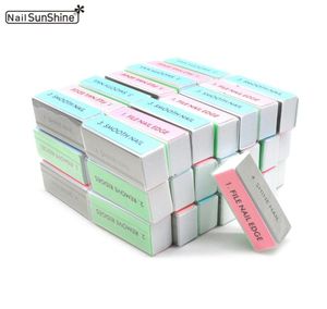 Mini Nail Buffer Block 100 PCS Sponge Sanding Buffing Lix Accessory Lime 4 Side UV Gel Polish Files Shiny Tools 2207052492669