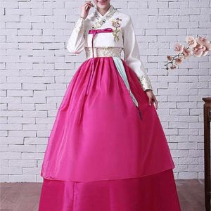 Ethnic Clothing Women's Korean-Style Embroidered Long Dress Top Suit Wedding Watch Performance Dance