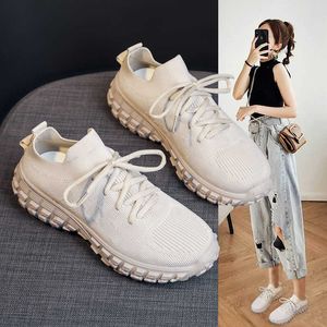 Casual Shoes Fashion Breathable Women's Shoes Spring New Thin Fly Woven Mesh Running