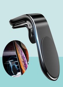 Metallic Car Phone Halter Mobile Magnetic Mini Lüfterhalter für iPhone Xiaomi Smartphones XS Max Mobiltelefonhalterungen für Univers2331026