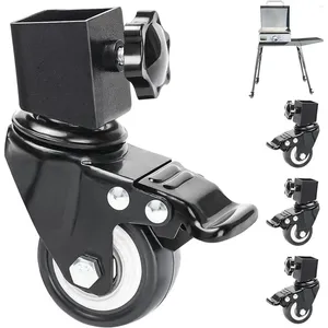 Инструменты 4PCS Griddle Caster Wheels Барбекю Стенд Портативные аксессуары с безопасностью