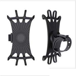 Cell Phone Mounts Holders Scooter Bicycle Motorcycle Mobile Holder Rotate 360 Degrees Mountain Sile Bike Drop Delivery Phones Acces Dhsws