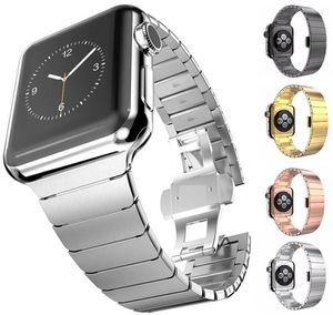 Luxury Stainless Steel Strap For Apple Watch Ultra 49mm Band 45mm 41mm 44mm 40mm 38mm 42mm Butterfly Metal bracelet iwatch Bands S6485031