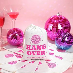 Gift Wrap 5pcs Hangover Recovery Survival Kit Bags Disco Cowgirl Bachelorette Hen Party Bridal Shower Bride To Be Wedding Decoration
