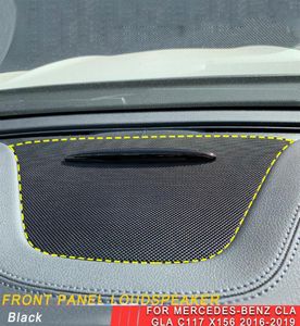 För Mercedes-CLA GLA C117 X156 2016-2019 Bildörrhögtalare Sound Chrome Pad Högtalare Cover Trim Frame Sticker Interiör ACCE226E7711609