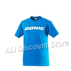 Jerseys Original Donic Table Tennis Roupas Sportswear Sports Rápido seco Men de mangas curtas Pingue -pongue camisa Badminton Sport Jerseys