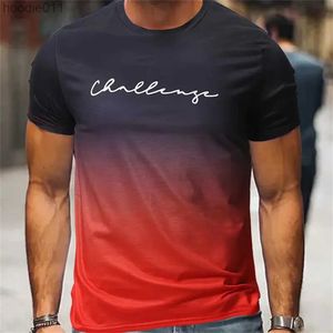 Men's Hoodies Sweatshirts 2024 Leisure Mens T-shirt Changes Printed T-shirt Letter Fitness Shirt Large Short sleeved Top Mens Top Retro Mens T-shirt C24325