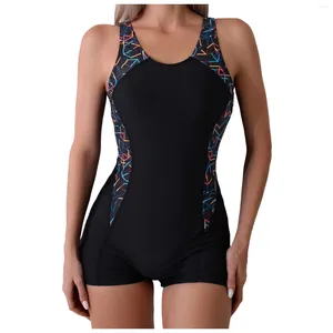 Frauen Badebekleidung Damen Athletic Badeanzüge Boyleg Racerback Badeanzug Voller Berichterstattung Sport Rap Badeanzug für Frauen