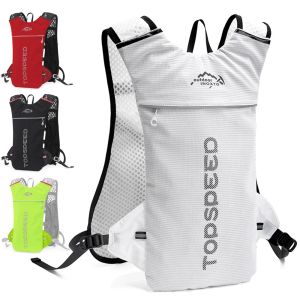 Bags Trail runningUltraLight 5L Backpack Running Hydration Vest Marathon Jogging Bicycle 400ml2L Water Bag
