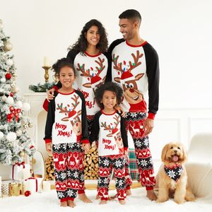 Patpat Christmas Reindeer Print Family Matching Pyjamas Set (Flame Resistant)