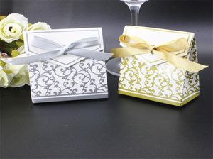 Tatlı Kek Hediye Şeker Kutuları Çantalar Yıldönümü Partisi Düğün Doğum Günü Partisi Tedariki 100 PCS Favor Whole3173024