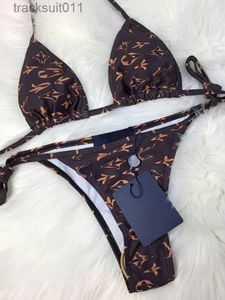 Women's Swimwear lti Styles Women Fashion Letters Print Swimwear High Quality Lady Bathing Suits Size S-XL AAAAAA5 C240412