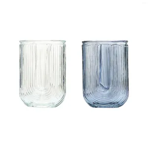 Vases Flower Vase Modern U Shaped Glass For Office Kitchen Dining Table