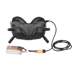 Para DJI Goggles V2 Adaptador de carregamento de bateria com xt60/t plugue/xt60 macho para DC Cabo de alimentação de alimentação do conector