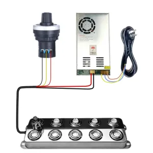 가습기 산업 가습기 DC48V 초음파 안개 안개 메이커 조정 안개 볼륨 조절기 110V 220V 전원 공급 장치