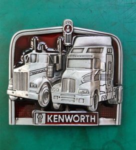 1 PCS Kenworth 트럭 버클 히빌라 Cinturon Men039S Western Cowboy Metal Belt Buckle Fit 4cm 와이드 벨트 7456572