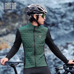 Cyklar Ride-ons Lameda Winter Windproect Thermal Cycling Jacket Men Cotton-Padded Mountain Bike Road Bike Coat Cykelkläder L47