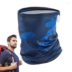 Motorcycle Helmets Cooling Face Scarf Men Women Outdoor Sun Protection Bandana Protective Head Ice Silk Gaiter For Mountaineering