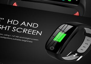 F21 inteligentna bransoletka GPS Dystans Fitness Tracker IP68 Wodoodporne ciśnienie krwi zegarek Sleep Monitor Smart Bandband4355893