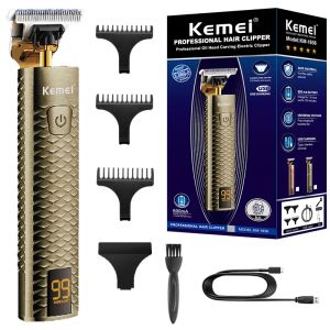 Trimmers Kemei 1936 Металлическая оболочка для бороды для мужчин.