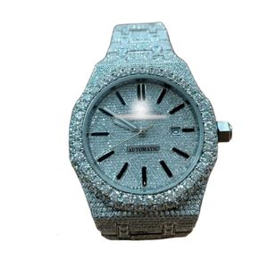 Luxo Parecendo totalmente assistir Iced para homens Mulher Top artesanato exclusivo e caro Mosang Diamond 1 1 5A Relógios para o Hip Hop Industrial Luxo 2070