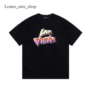 Louies Vuttion Shirt Viutonity TシャツメンズアンドレディースティーコットンショートスリーブクルーネックTシャツファッションティーデザイナートップクオリティティールイズバッティオンシャツ456