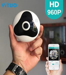 YITUO 960P 3D VR WIFI CAMERA 360 DEGRESS PANORAM IP CAMERAS 1 3MP FISKEYE Trådlös WiFi Smart Camara TF -kortplats Hem Säkerhet26490119