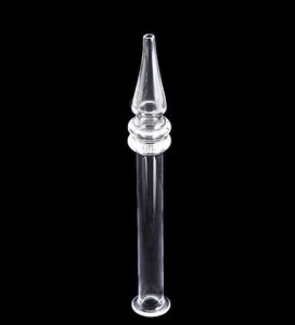 New 5 inches Quartz Dab Straw Portable Pen Style Dab Heat Fast Mini NC Clear Quartz Tips Dab Tube For Wax Smoking Rigs4424527