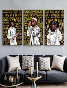 Rapper J Cole Anderson Paak Music Singer Art Stampe Canvas dipingendo Fashion Hip Hop Star Poster da letto da letto da letto per la casa decorazioni 7619781