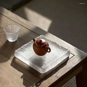 Tea Trays Luxury Saucer Ceramic Japanese Traditional Chinese Modern Office Tray Decorative Serving Lucite Tabledeko Home