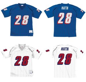 Stitched Football Jerseys 28 Curtis Martin 1996 Mesh Legacy Pensionerade Retro Classics Jersey Men Women Youth S-6XL