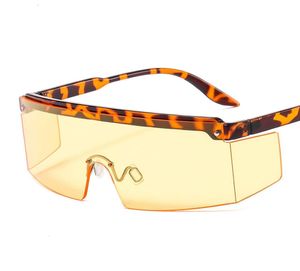 Onepiece Sun Glasses Colorful Real Film Large Frame Glasses Windproof Integrated UV400 Lens Sunglasses With Box Case 66957280723