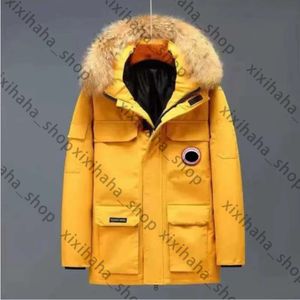 Cappotto invernale canadese denso maschi caldi giù per le giacche da parco da lavoro giacca da abbigliamento alla moda addensata mantenendo coppia coave di trasmissione 784 803 826 537