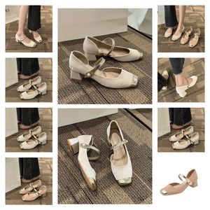 dress shoe designer heels Slingback pump Women canvas tweed Summer Goatskin Grosgrain Luxury back sandal