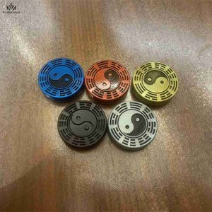 Decompression Toy Decompression Toy Metal Magnetic Haptic Coins Fidget Slider ADHD Fidget Toys Tai Chi Hand Spinner Autism Anxiety Stress Relief Funny Gift 240412
