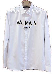 Camisa de vestido de grife de camisa de manga longa Men camisetas casuais camisas de moda casual size S-4xl 954095113