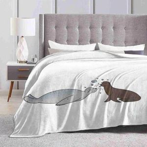 Filtar Seal and Sea Lion Selling Custom Print Flanell Soft Filt Marine Mammal Biology Ocean Animal Zoology