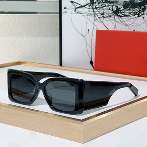 Sonnenbrille für Frauen SL Sonnenbrille Rechteckige Sonnenbrille Neue europäische amerikanische Debütantstil extra breite Tempel Vollrahmen -Brillen Designer Acetatbrille