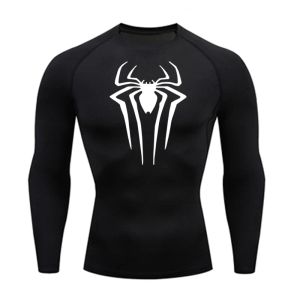 T-shirts Sun Protection Sports Second Skin Running Tshirt Men's Fitness Rashgarda MMA Long SemeVes Compression Shirt Workout Clothing