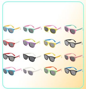 Crianças polarizadas Óculos de sol Silicone Sol óculos de moda designer de marca de moda meninos meninas Baby Shades Eyewear14777748