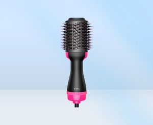 Curling Irons 1000W hårtork Air Brush Styler och Volumizer Rättare Curler Comb Roller One Step Elektriskt Jon Blow 2209291643557