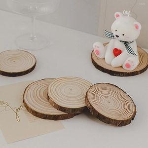 Candle Holders 1 Piece - Tray Wooden Minimalist Small Ornament