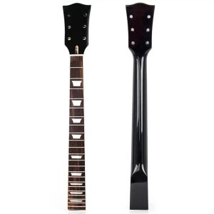 Kabel 22Fret Guitar Hals Maple Holz Rosenholz Solid Black Finish Gitarrengriff für E -Gitarra Guitarra Teil Accessoires Musical