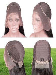 Perucas de cabelo humano frontal de renda pré -arrancada 13x4 brasileiro hd hd reto reta reta frontal peruca humana perucas de gluia wigs37069994