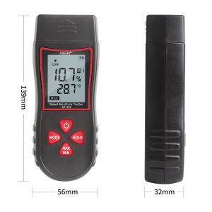 NOYAFA NF 568 Digital Drewno Will Meter Dimber Damp Tester Wilgotność Dwa szpilki higrometr betonowy detektor cegieski