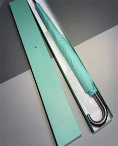 Mode Longhandle Regenschirmdesigner Blue Regenschirm Erwachsene Klassische Marke Automatisch sonnig und regnerischer Regenschirm Radius 55cm8481791