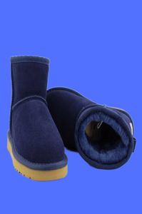 Nowa moda lia klasyczne kobiety śniegowe buty panie oryginalne skórzane buty na kostkę sztuczne wełny ciepłe zimowe buty 5025171