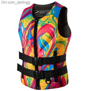 Life Vest Boje Erwachsener Kajak Kitesurf Jet Ski Schwimmweste Motorboot Jacke Q2404131